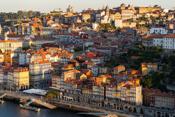 Porto landscapes at sunrise. Discovering Portugal