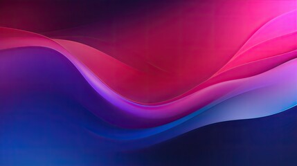 Naklejka premium A smooth gradient of vibrant colors creating a dynamic, abstract wave effect.