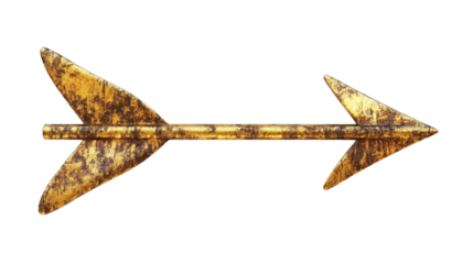 Arrow on transparent background