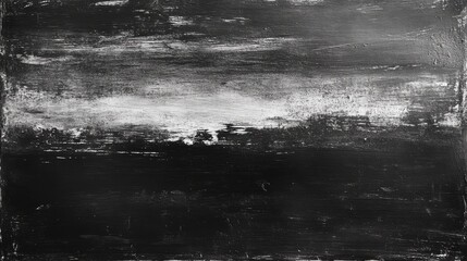 Obraz premium Abstract Black And White Textured Canvas Painting