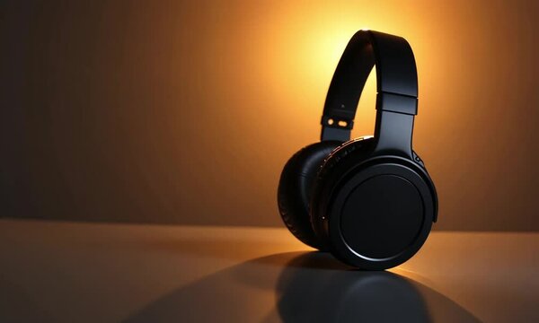 headphones on the table