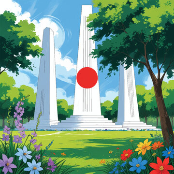 21 February International Mother Language Day in Bangladesh  Baggrund Design