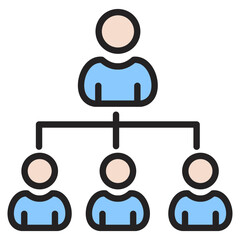 Organization Structure Icon