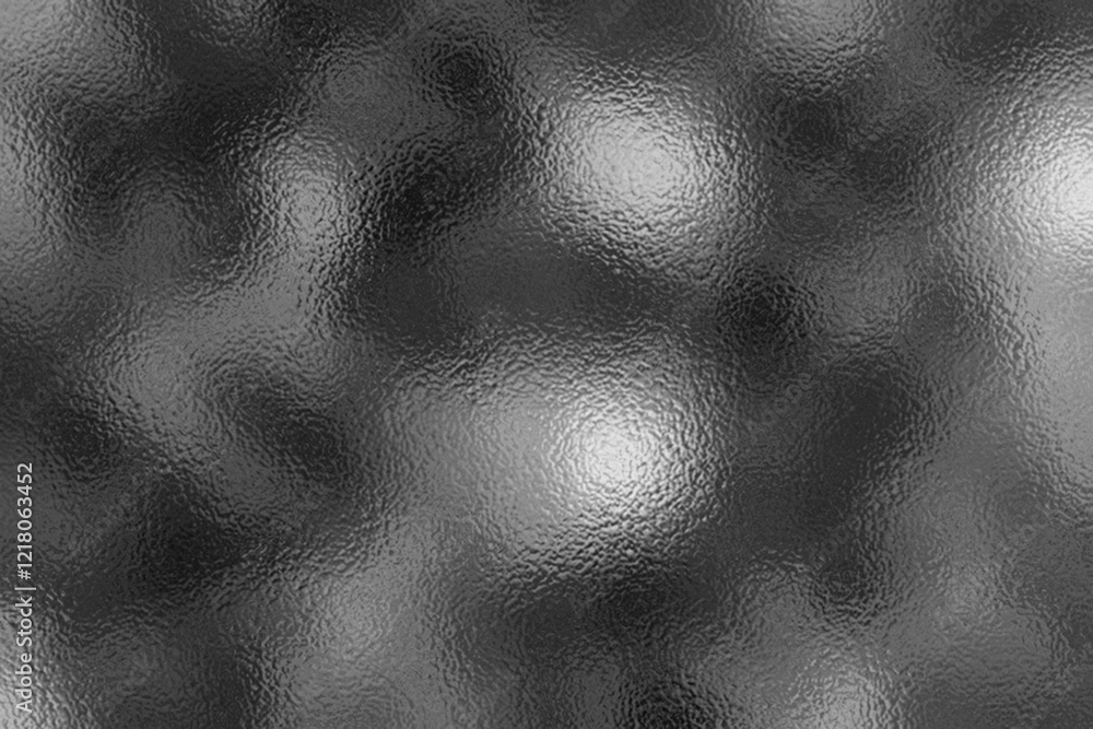 Poster dark gray foil glass texture background. abstract gradient bright light reflection and shiny rough t