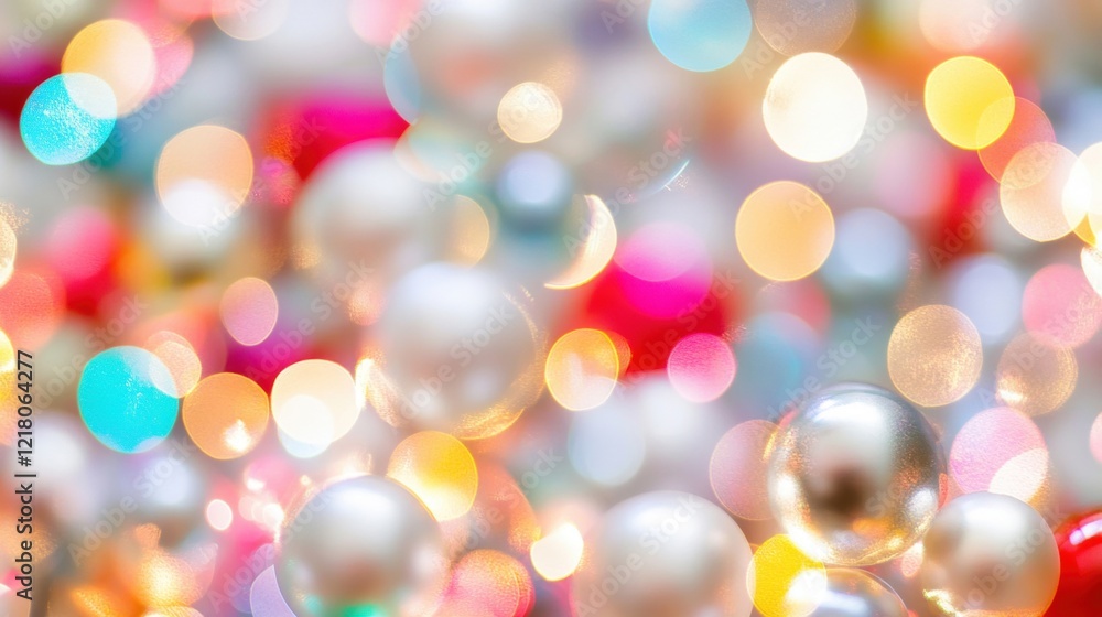Poster vibrant bokeh lights fill the background with shimmering orbs, creating a magical ambiance for joyou