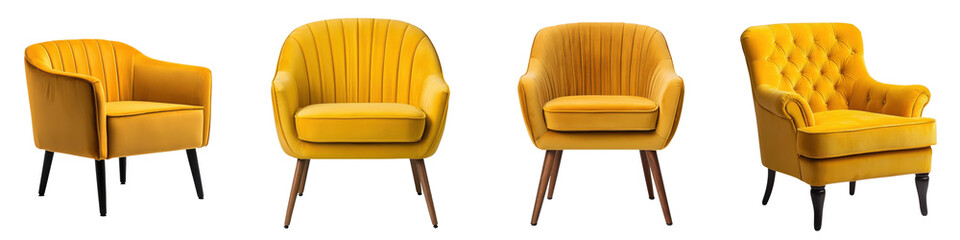 Luxurious velvet armchairs with plush upholstery and sleek contemporary designs perfect for creating cozy and inviting living spaces offices or hotel lobbies