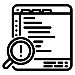 Debugging glyph icon