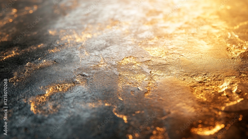 Aufkleber high-definition shot of an abstract background featuring a blend of metallic and matte textures, wit