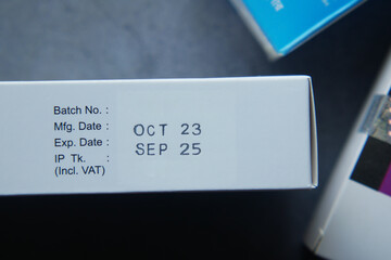 The Packaging of Products Includes Important Manufacturing and Expiration Dates for Safety