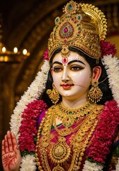 Obraz premium Ma Durga or the Indian festival in Bengal 