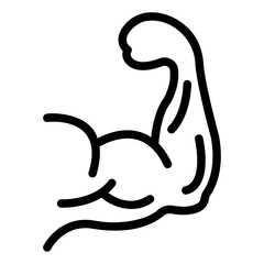 Obraz premium muscles Line Icon