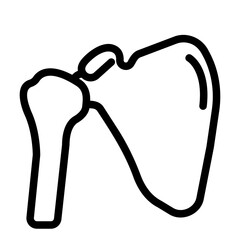 shoulder Line Icon