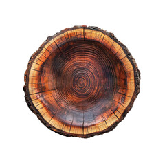 Obraz premium A bowl made from a tree trunk