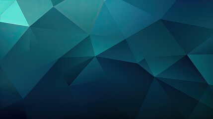Obraz premium A geometric abstract background featuring shades of blue and teal.