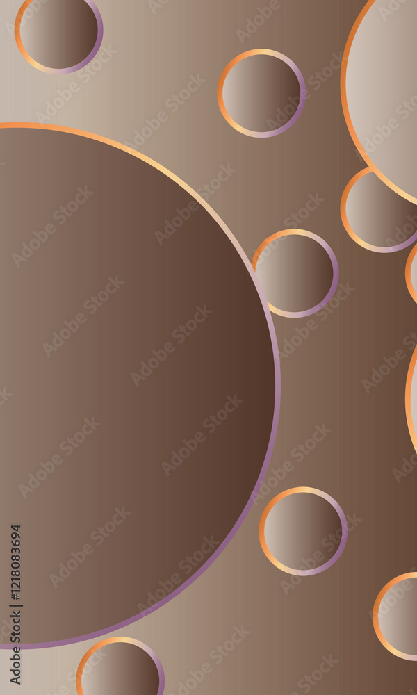 Fototapete abstract colorful patterns of lines and circles, hand-drawn illustration. suitable for art project, 