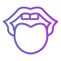 tongue Gradient icon