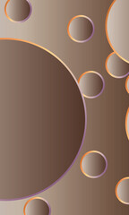 Abstract colorful patterns of lines and circles, hand-drawn illustration. Suitable for art project, first word book or flash card.
