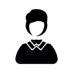 Businessman user icon.