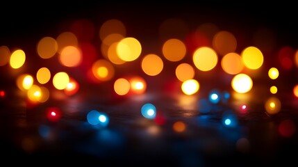 Abstract Colorful Bokeh Lights Background Image
