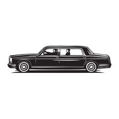 Naklejka premium car isolated on white
