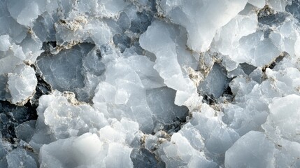 Fototapeta premium Glacial Ice Chunks Displaying Textural Detail
