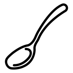 wooden spoon Line Icon