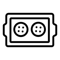 baking tray Line Icon
