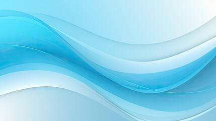 Abstract blue waves creating a calming and modern background.