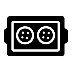 baking tray Solid icon