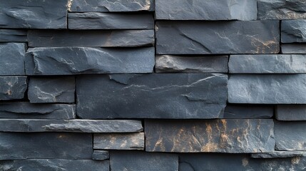 dark gray slate stone wall texture