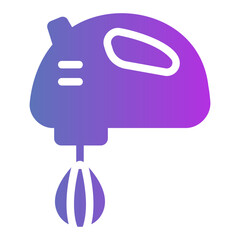 hand mixer Gradient icon