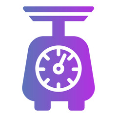 weighing scale Gradient icon
