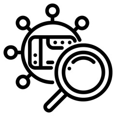 Monitoring glyph icon