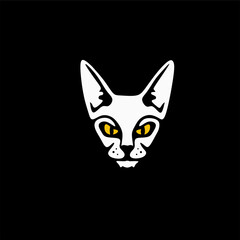 Cat logo design