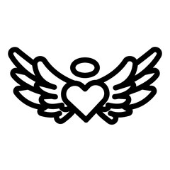 angel Line Icon
