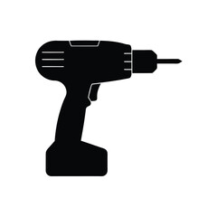 A cordless drill machine vector illustration