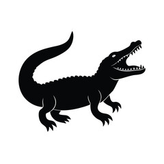 A crocodile vector illustration
