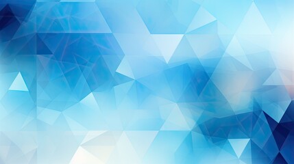 Obraz premium Abstract blue geometric background with a blend of light and dark shades.