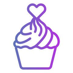 cupcake Gradient icon