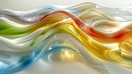Abstract background of modern technological gradient waves, technology, modern, abstract, background, waves.