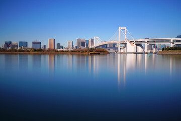 Tokyo cityscape by long exposure