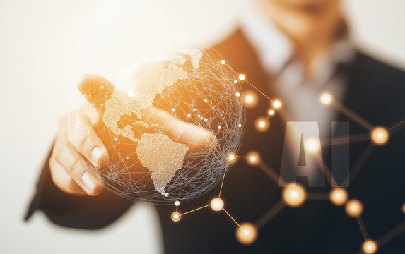 globe, technology, internet, map, earth, network, digital, computer, AI, connection, web, planet, data, software, binary, information,  science, global, world, hand, business