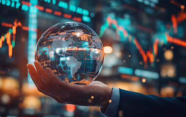 globe, technology, internet, map, earth, network, digital, computer, AI, connection, web, planet, data, software, binary, information,  science, global, world, hand, business