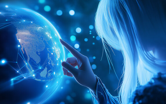 globe, technology, internet, map, earth, network, digital, computer, AI, connection, web, planet, data, software, binary, information,  science, global, world, hand, business