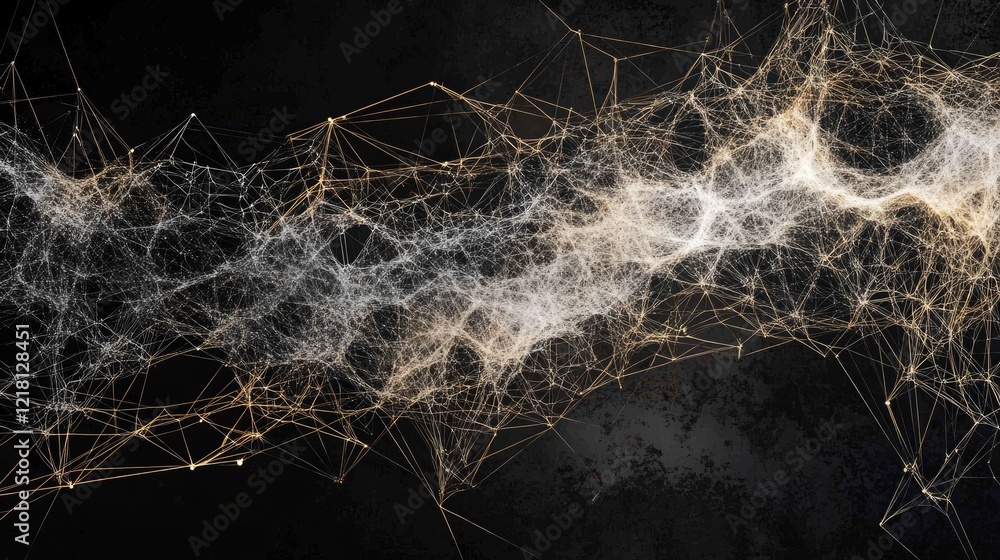 Poster a modern representation of icoast-internet, with digital lines and connections forming a network, sy