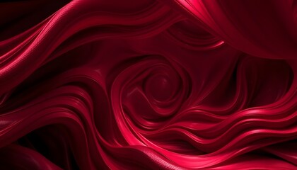Obraz premium Abstract Red Swirling Liquid Wallpaper Background