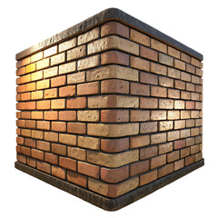 A brick wall with bricks