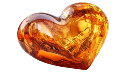 Heart on transparent background