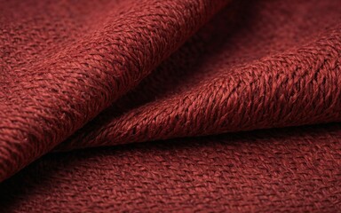 Red Fabric Background