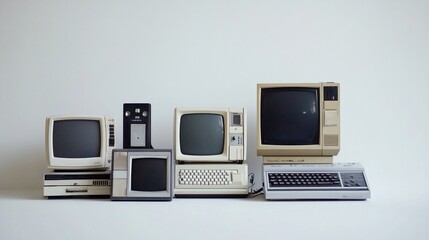 Retro Computers Studio Shot Evolution History